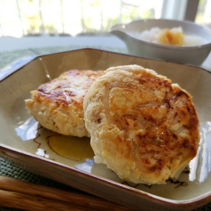 【独居自炊】かさ増し鶏ハンバーグ